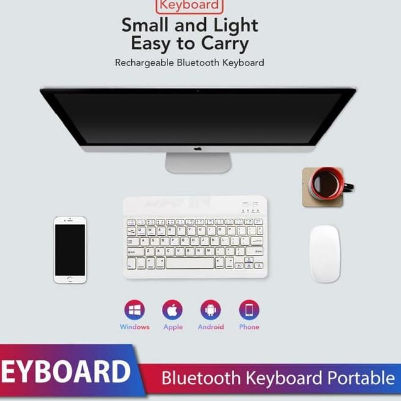 HOT SALE Wireless Slim Keyboard Bluetooth iPad Tablet Tab Android Mac Windows hp laptop IOS PC 5.0