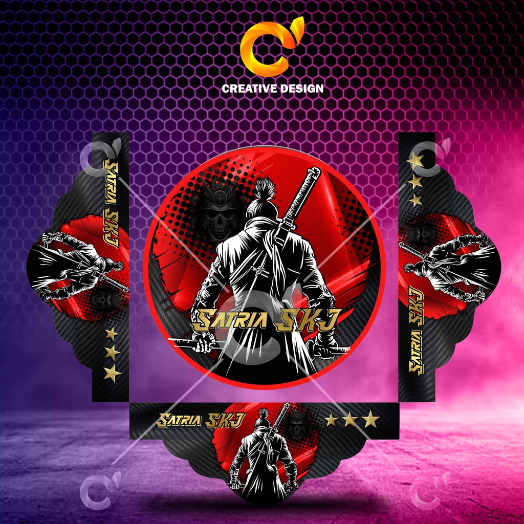 COD STICKER TEBOK LOVEBIRD SAMURAI
