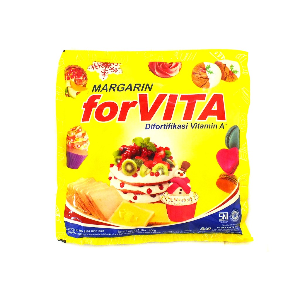 

Margarine Forvita 200gr Sachet