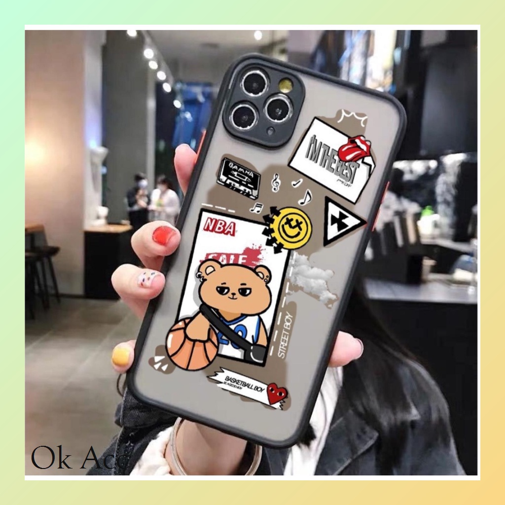 Casing Motif Kelinci Lucu AA09 for Oppo Realme 2 Pro 3 5i 5s 7 7i 8 8i U1 U2 C1 C11 2021 C12 C15 C17 C2 C20 C20A C21 C21y C25 C3 C31 C35 Narzo 20 30A 50a 50i 5G