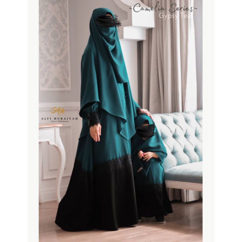 SETELAN GAMIS ANAK PEREMPUAN | SET ABAYA ANAK CAMELIA by ALFI HURAIYAH