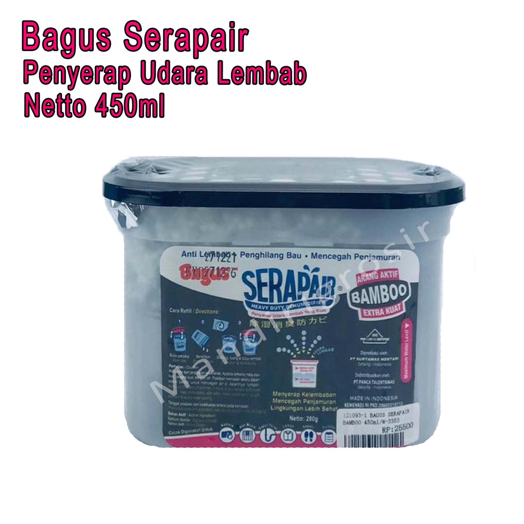 Serapair *Bagus * Penyerap Udara Lembab *450ml