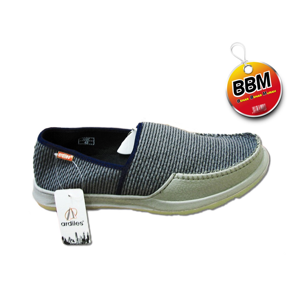 ARDILES COY - SEPATU PRIA SLIP ON SANTAI - Biru/Abu