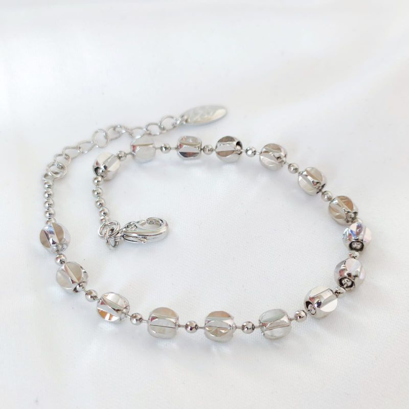 Gelang Tangan Xuping Wanita Warna Emas Dan Silver Fashion