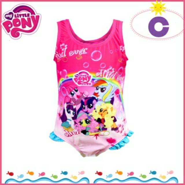 Swimwear Baju renang anak little pony