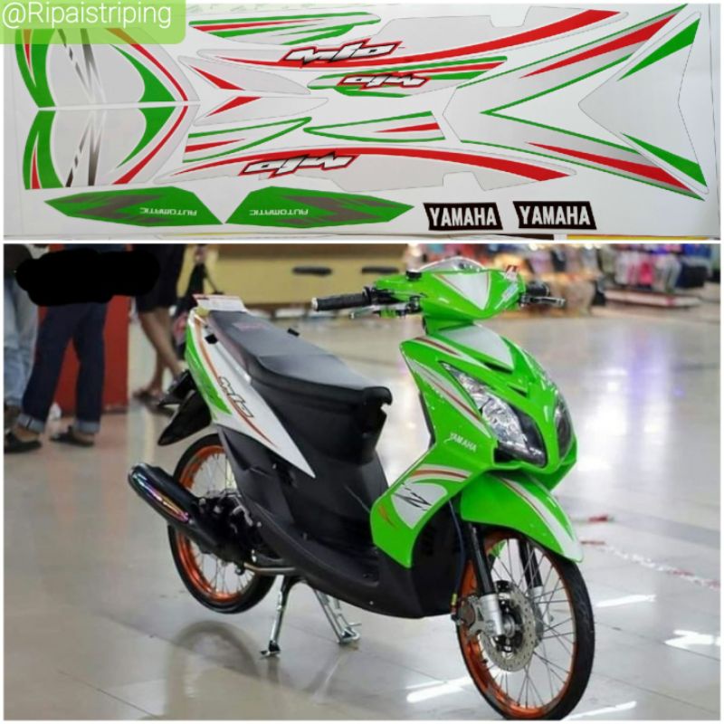 Setiker Stiker Striping Mio Soul Z Thailand / sticker variasi mio soul mx