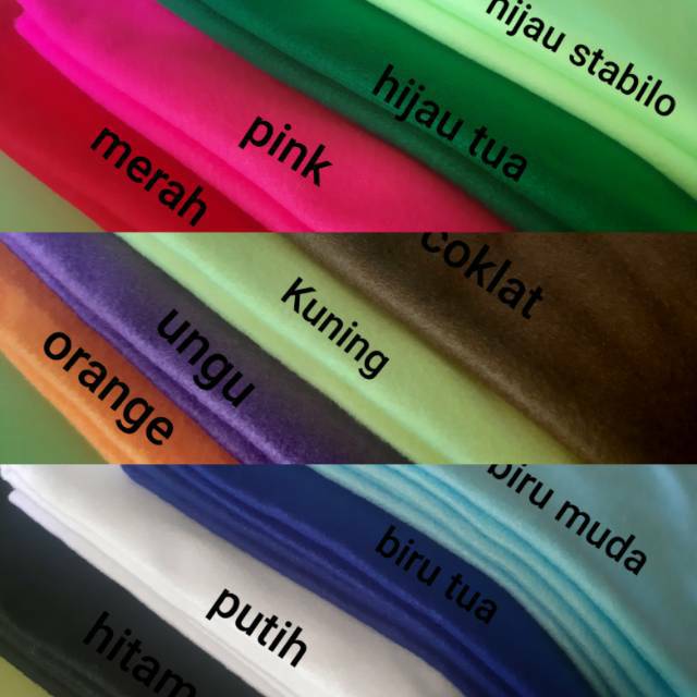 Kain Flanel Per Lembar 45 Cm X 45 Cm Shopee Indonesia