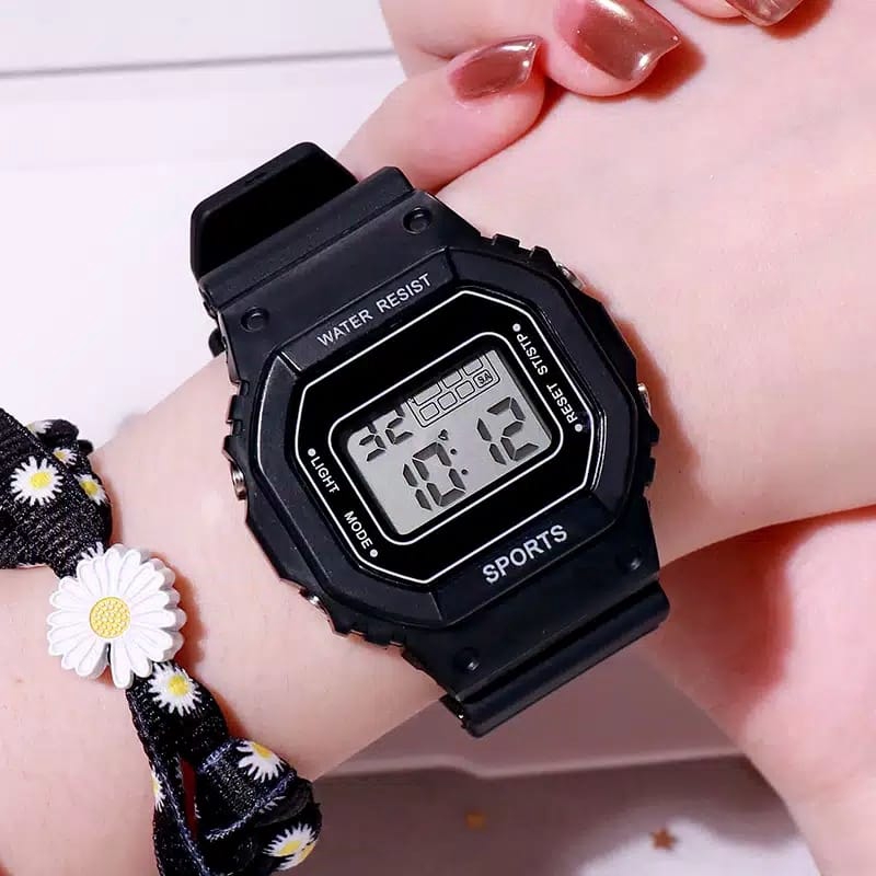 Jam Tangan Wanita Fashion Korea Style Digital Sport LNR 1175