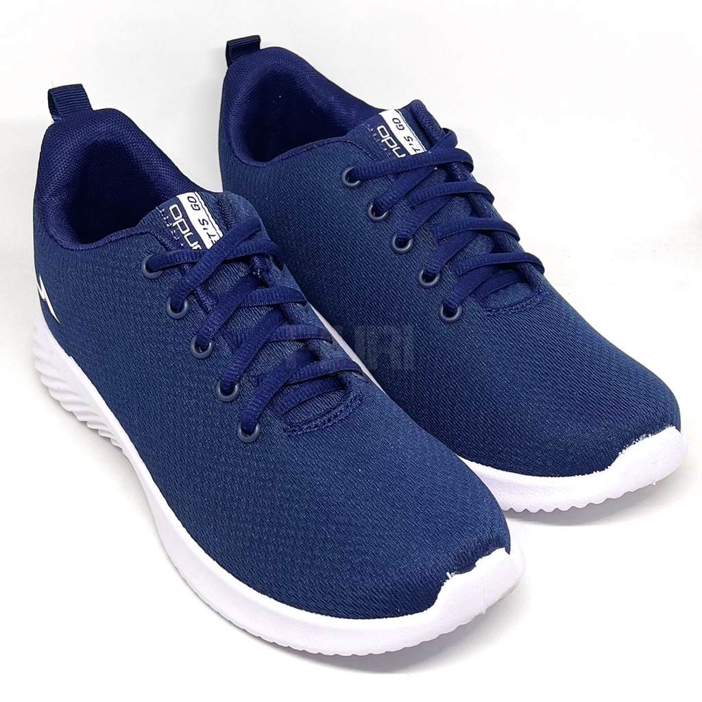 FIURI - ANDO Original - EVALD 39-43 NAVY - Sepatu Kets Pria - Sepatu Sneakers Pria - Sepatu Olahraga Sport Pria - Sepatu Casual Kanvas - Sepatu Jogging Lari Fitness Gym Senam Pria - Sepatu Sekolah Bertali SMP SMA