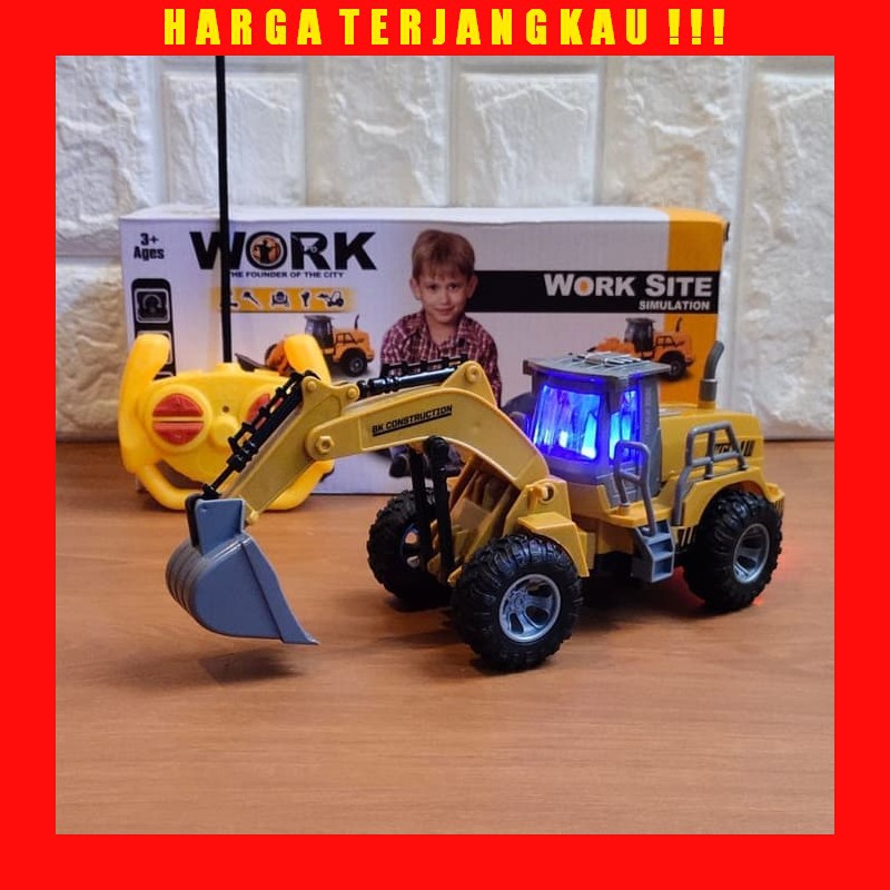 RC Truck Excavator Remote  Control  Mainan  Beko Remot  