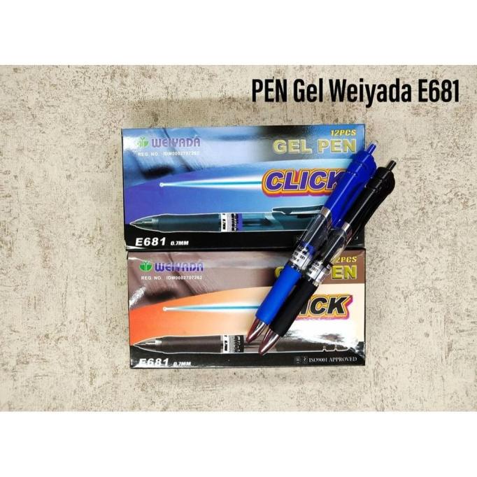 

!!!!!!] LUSIN BULPOIN GEL WEIYADA E681 ISI 12 PCS