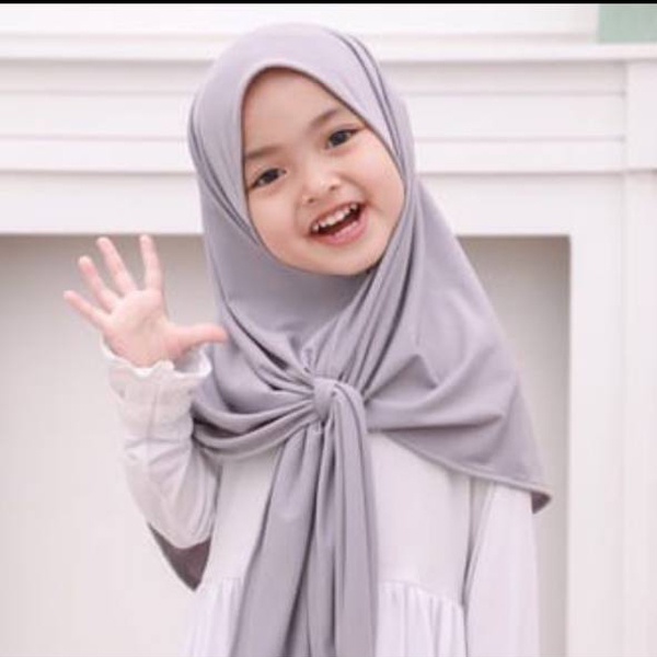 JILBAB ANAK PEREMPUAN/KERUDUNG ANAK/JILBAB BAYI/PASHMINA ANAK USIA 3 BULAN - 5 TAHUN RAYYA