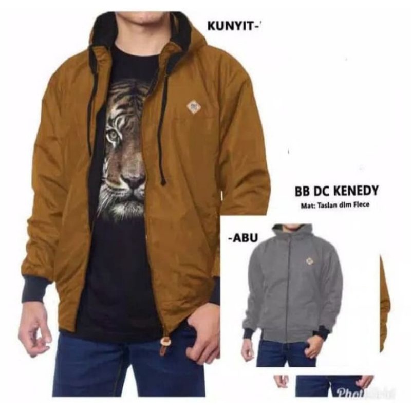 Jaket Bolak Balik Kuning Kunyit mustar