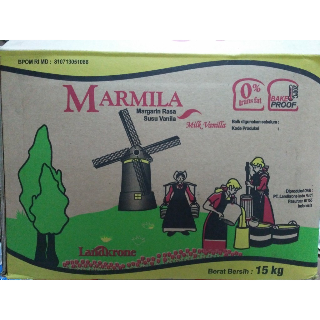 

Marmila Margarine Rasa Susu Vanila - 500g