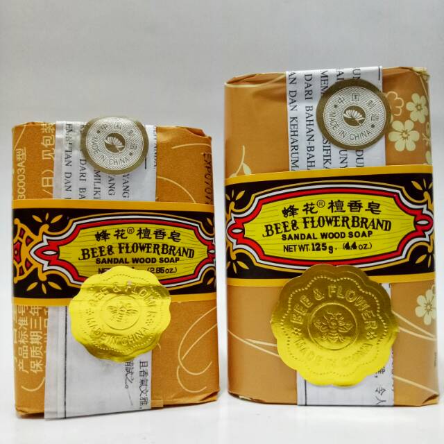 Sabun Rrt Original Bee Flower Brand Sandalwood Soap 81gr 125gr Shopee Indonesia