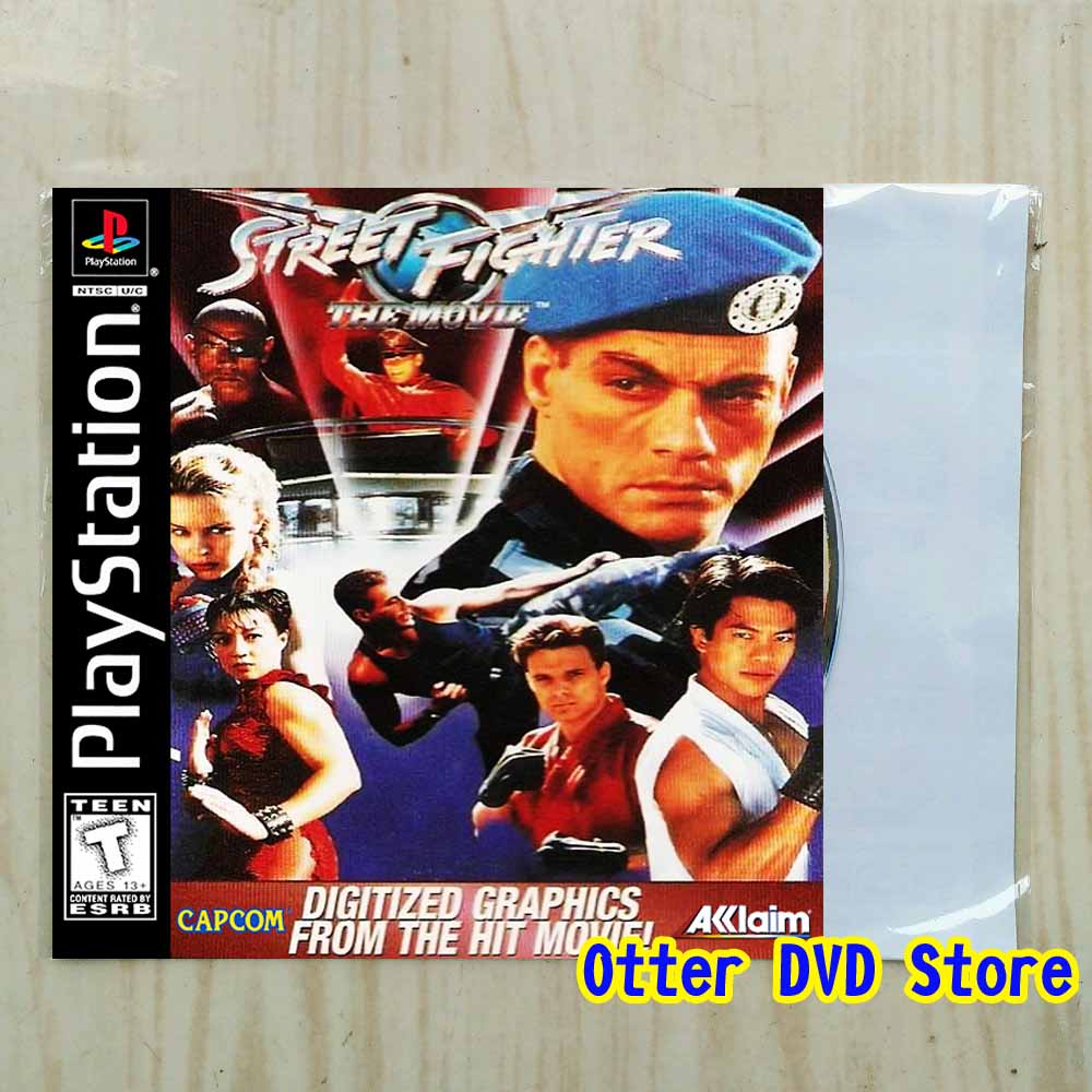 Kaset CD Game Ps1 Ps 1 Street Fighter - The Movie