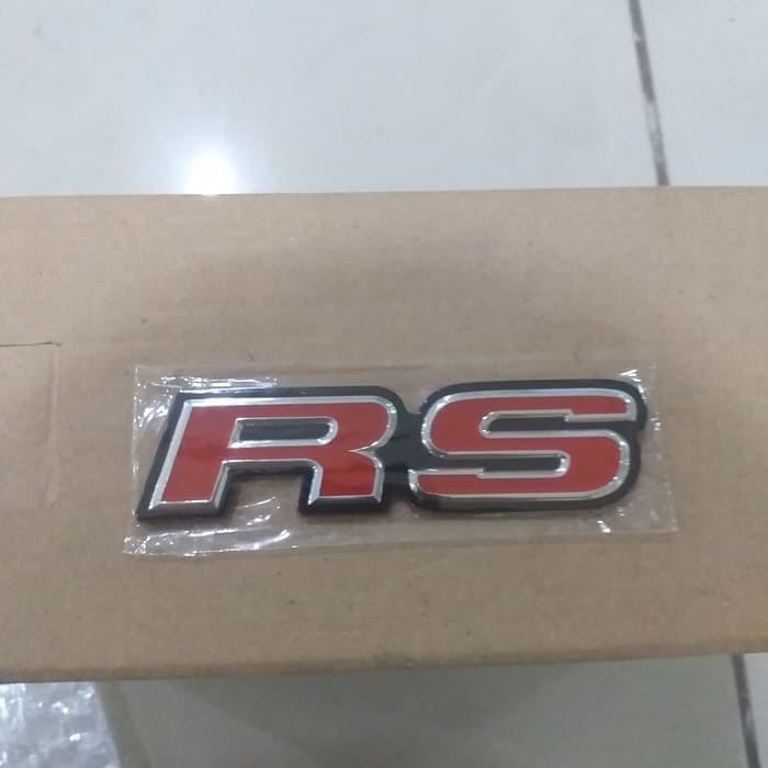 emblem logo RS mobil Honda jazz,Brio,Mobilio original