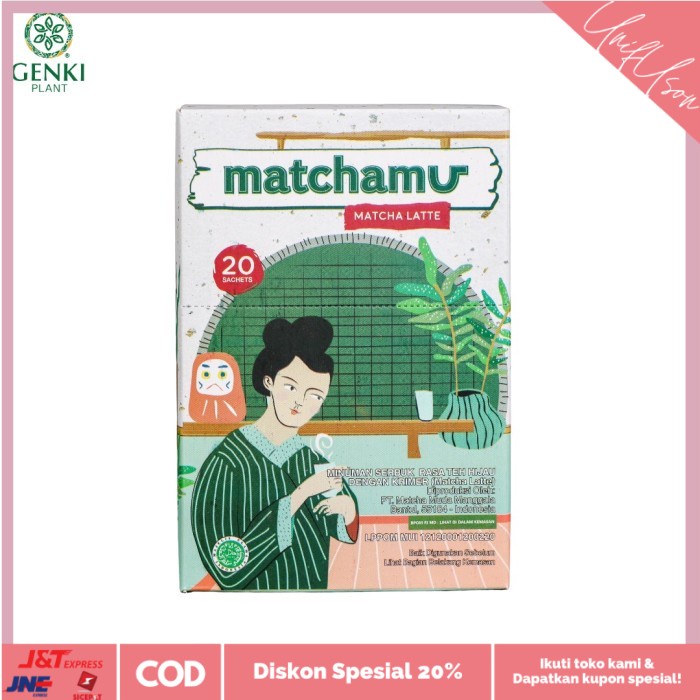 

⭐COD⭐ Matchamu Matcha Latte - 20 pcs
