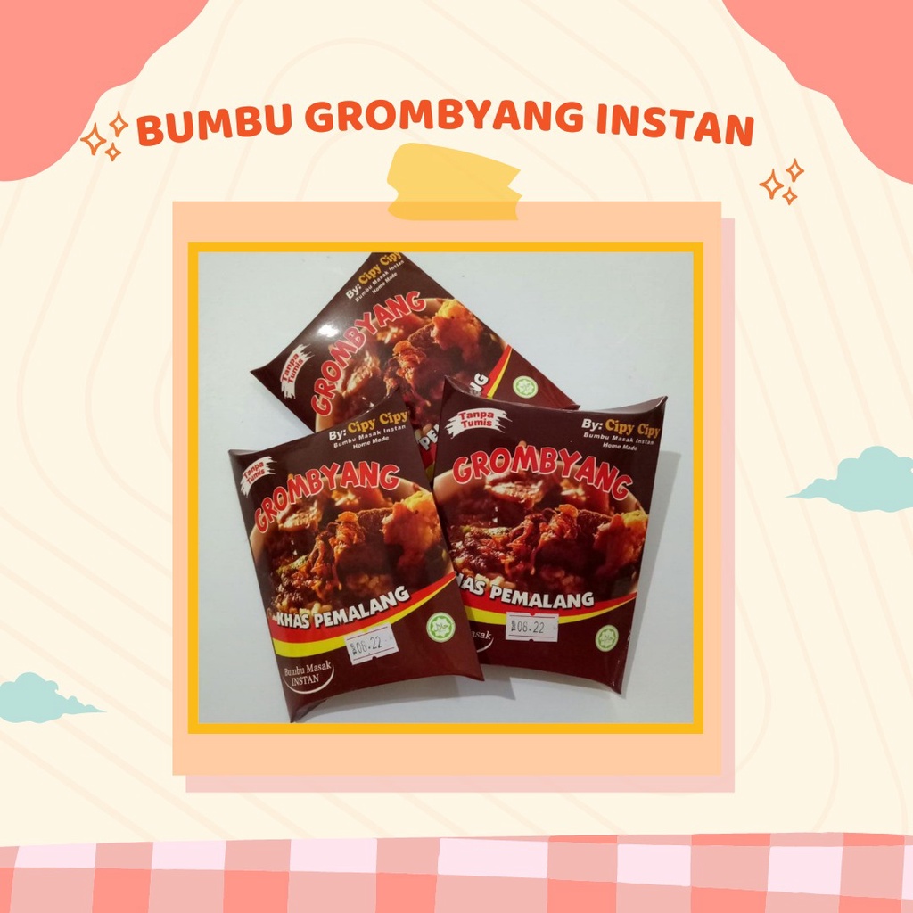 

BUMBU MAKANAN INSTAN GROMBYANG KHAS PEMALANG