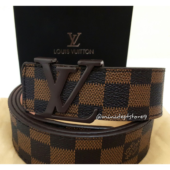 

Promo Spesial - Ikat Pinggang / Belt/ Gesper / Ban Pinggang Lv Damier Coklat Import