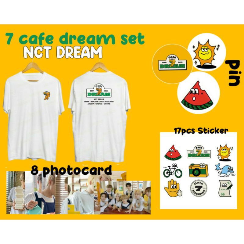 NCT Dream, cafe 7 dream set, fankit kpop stuff