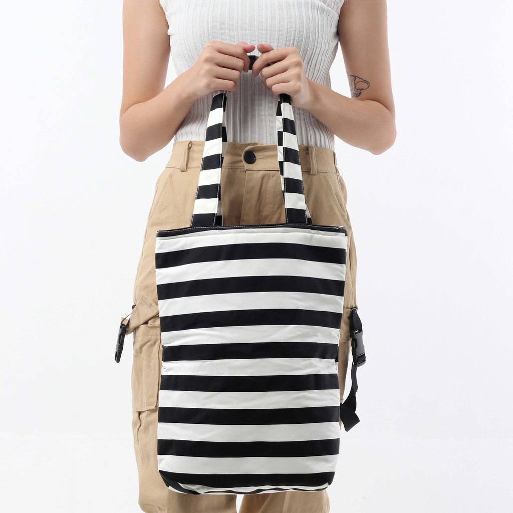 Tote Bag Kanvas Stripe