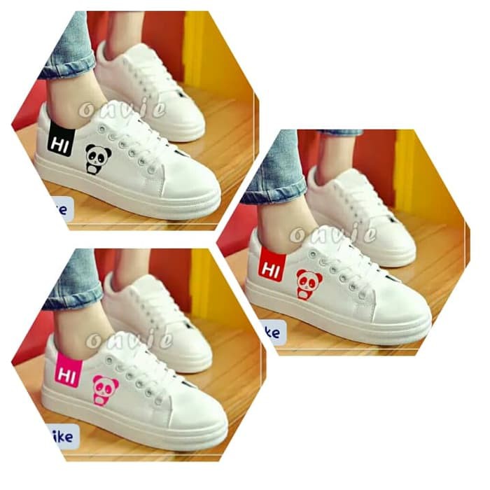 TERKINI SEPATU KETS SNEAKERS PRIA WANITA HI PANDA SEPATU SEKOLAH ANAK CEWE CWO KEREN