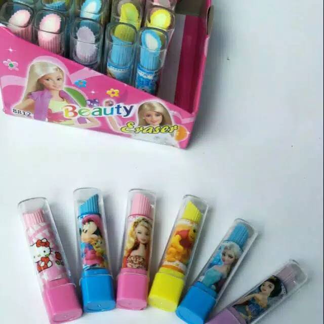 

Penghapus Model Lipstik Karakter Lucu dan Unik