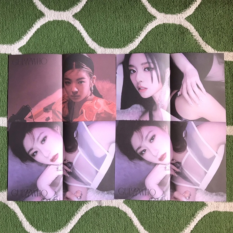 ITZY GUESS WHO OFFICIAL FOLDED MINI POSTER LIA CHAERYEONG YUNA