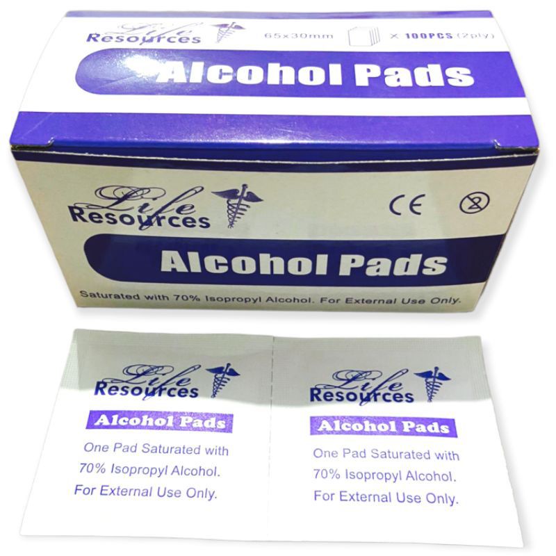 Alcohol pads Resources Isi 100 Pcs / Alkohol pad / Life Resources