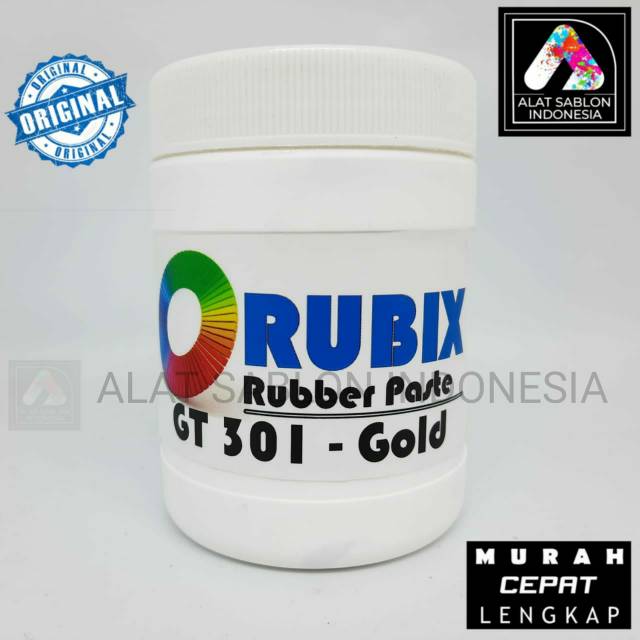TINTA SABLON RUBBER PASTE GOLD GT 301 RUBIX GOLD 500GR