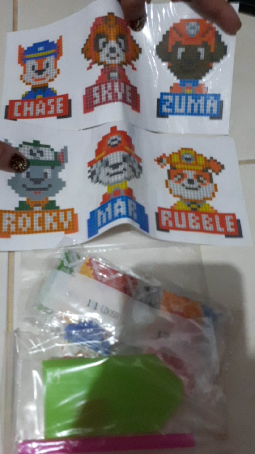 Conelex 6pcs / Set Lukisan Diamond Diy Gambar Kartun Anak Anjing Untuk Anak-anak