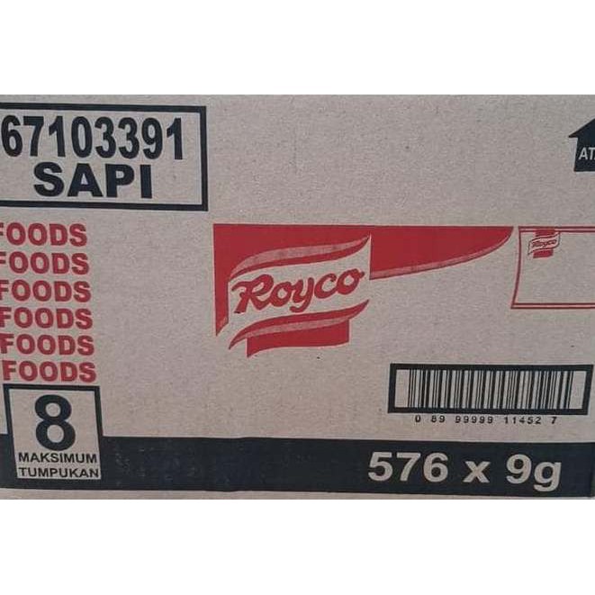 

ROYCO Rasa Sapi Sachet 9gr, 1 dus