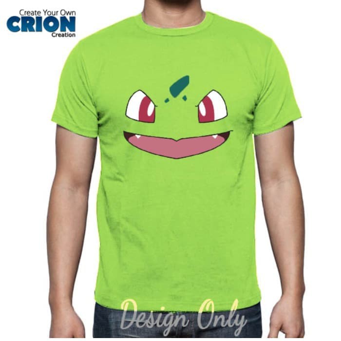 Kaos Pokemon - Bulbasaur Face Pokemon - By Crion