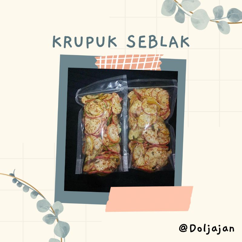 

krupuk seblak pedas semarang