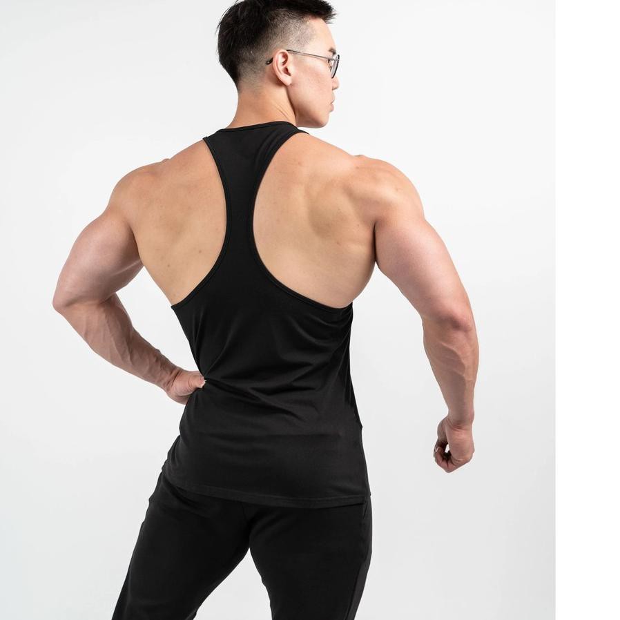 [[TERMURAH]] SINGLET GYM PRIA POLOS OVERSIZE FITNESS TALI KECIL RUNNING TRAINING SPORT WEAR MEN TANK