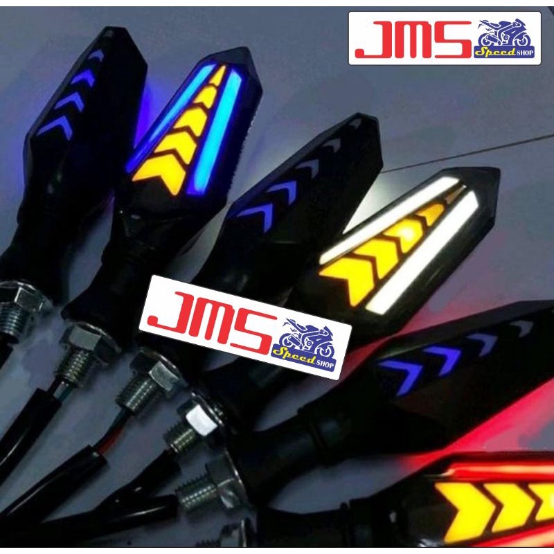 lampu sen LED running d251 universal klx crf wr155 vixion ninja cbr r15 tiger mx king vario byson rxk gl