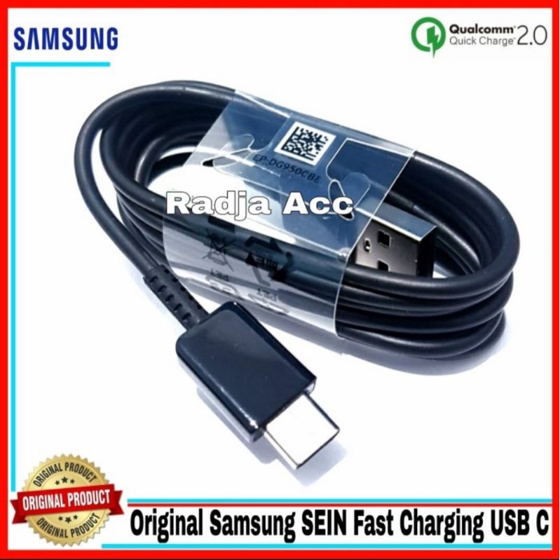 Kabel Data Samsung Galaxy Fold ORIGINAL 100% Sein Fast Charging Type C