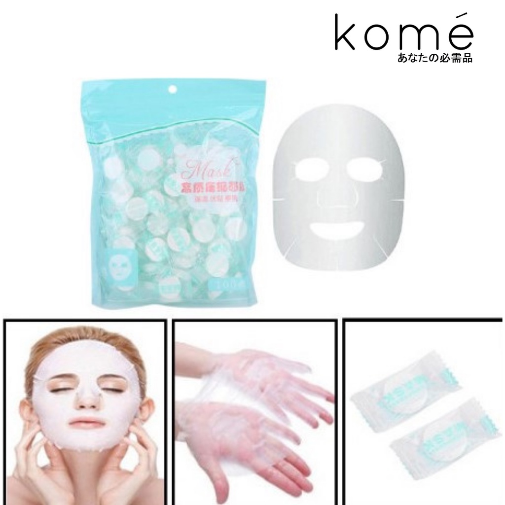 DIY Compressed Mask Sheet Paper /  Tablet Facial Masker Kertas Tisu Wajah / Masker Sheet Paper Murah