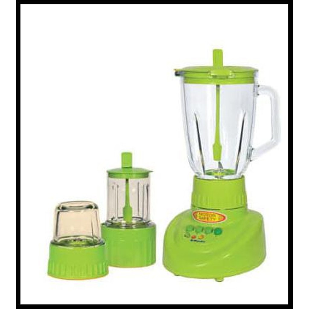 Miyako BL 152 GF Blender Kaca 1,5 Ltr 3 in1 300 W, penggiling, juicer, jus, bumbu