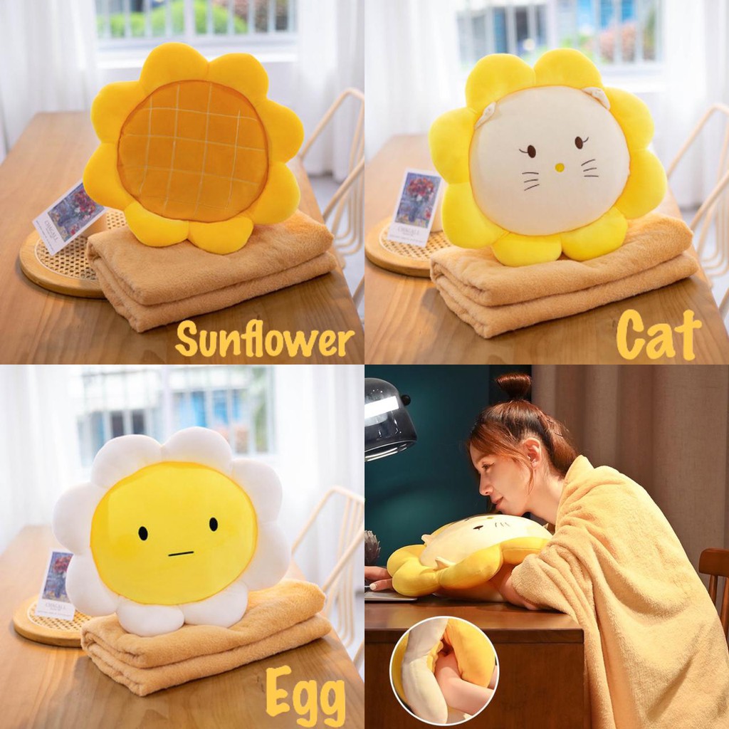 Boneka Balmut 40cm Balmut Sunflower Balmut Egg Balmut Kucing Balmut Telur Hadiah Birthday New