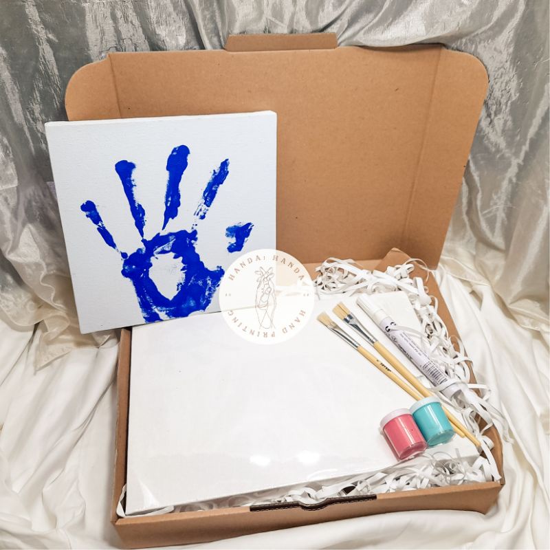 

TERMURAH hand printing kit couple | lukisan tangan | Hand printing canvas | kado wisuda | kado ulang tahun | ide date | valentine