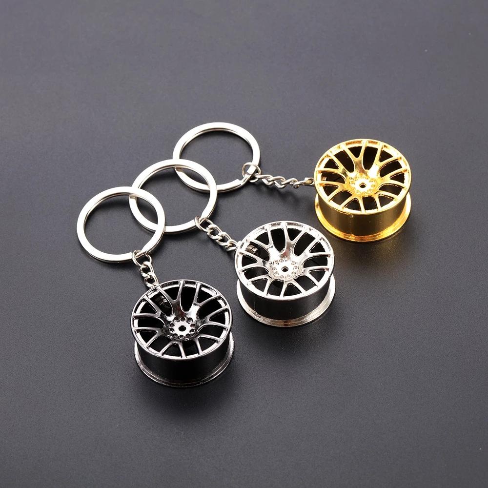 Lanfy Gantungan Kunci Fashion Keyrings Roda Hub Keychain