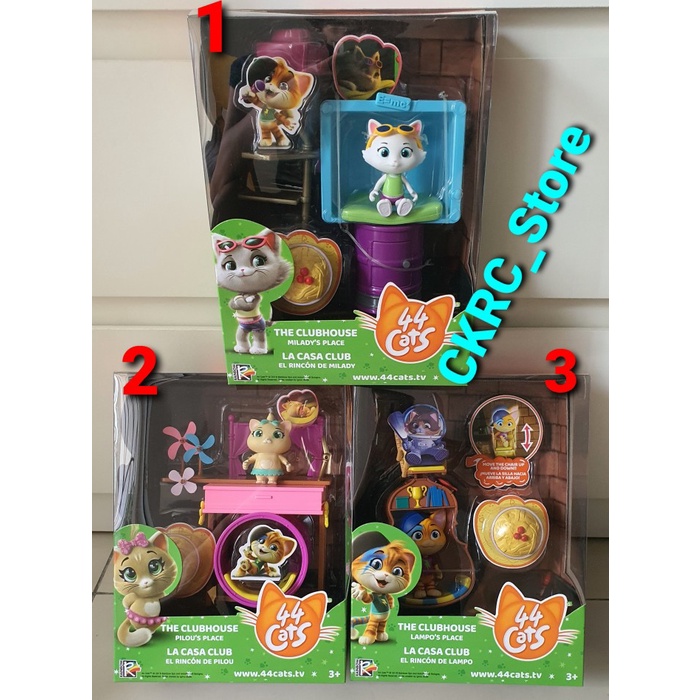 Flash Sale 44 Cats The Clubhouse Playset Toys Termurah
