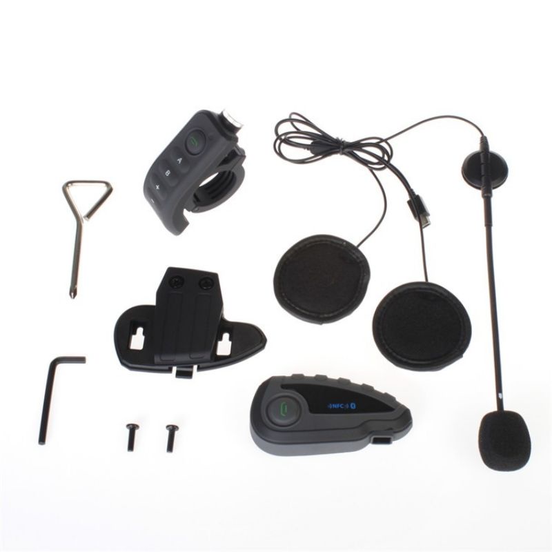 Vnetphone V8 Helmet Bluetooth Interphone 1200 Meter dengan Remote