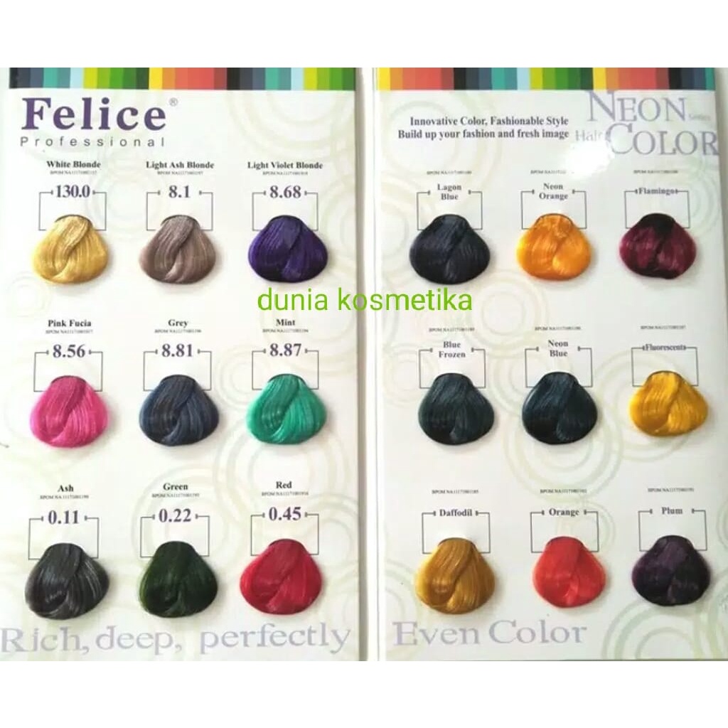 SEMIR HIGHLIGHT FELICE WARNA NEON COLOR ( BONUS SISIR SEMIR )