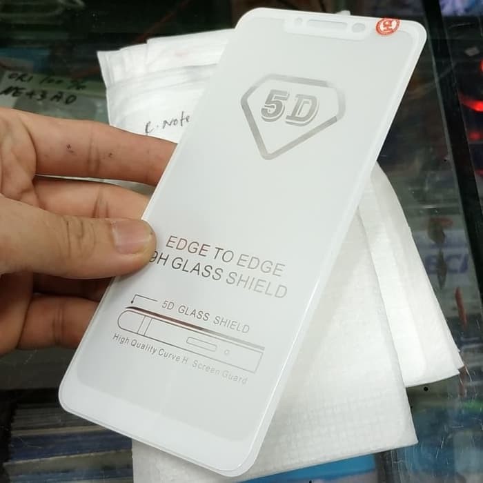 Tempered glass full xiaomi redmi note 6 pro kaca gorila glass full