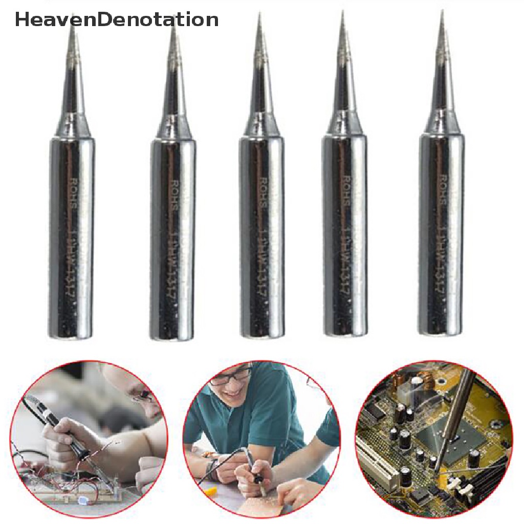 (Heavendenotation) 5pcs / Set Mata Bor Solder 900m-t-i Bebas Timah