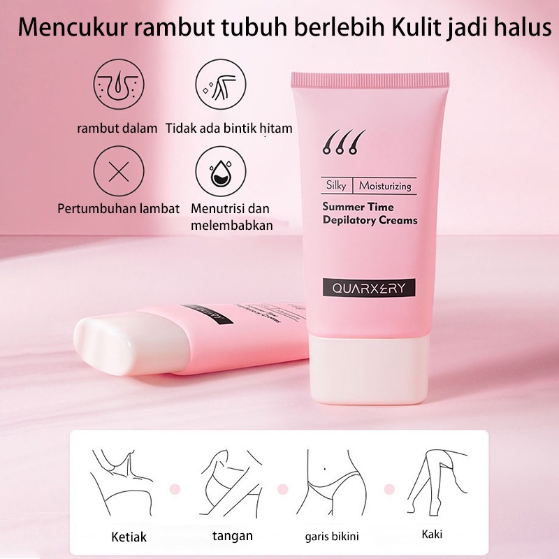 cream penghilang bulu penghilang bulu kaki  penghilang bulu 60g Penghilang Bulu Tanpa Rasa Sakit Menghilangkan Bulu Dengan Cepat dan Efektif  Menghambat Pertumbuhan Bulu