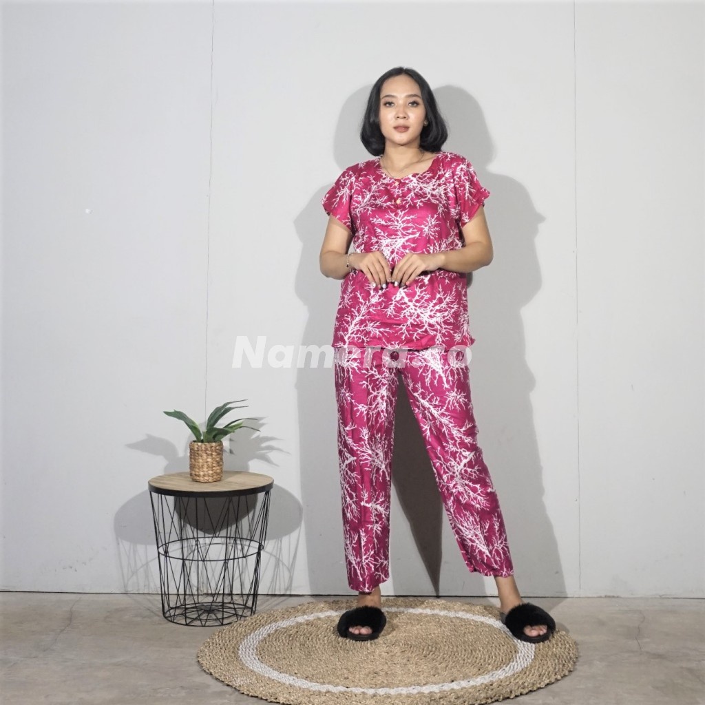 Setelan Baju Tidur Piyama Wanita Set Tie Dye CP Dewasa